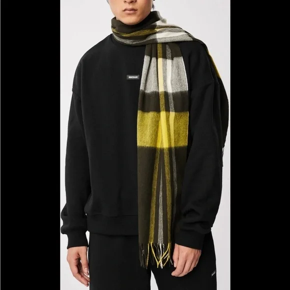 Mackage Ranger Plaid Wool Scarf