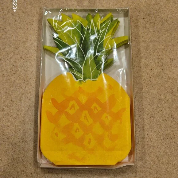 NEW DESIGN DESIGN 15 PINEAPPLE GUEST TOWEL BUFFET DINNER PAPER NAPKINS DECOUPAGE