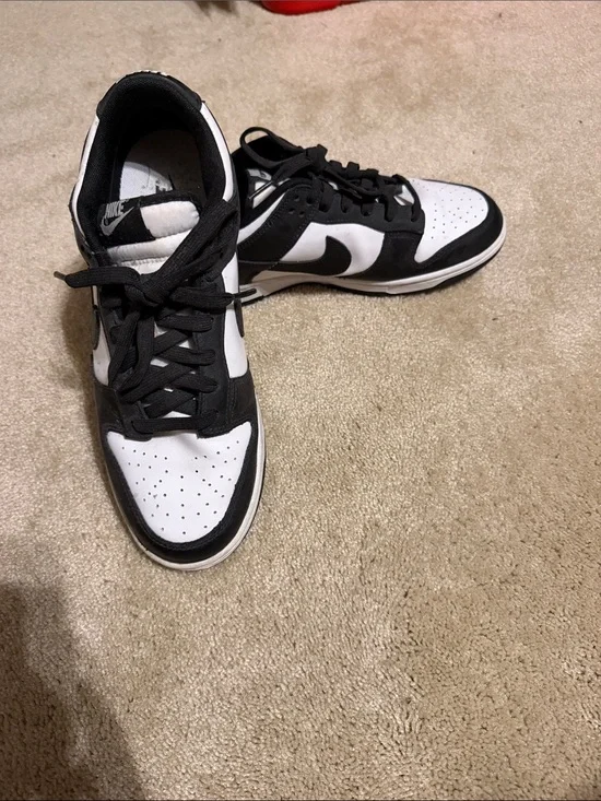Nike Black and White Low-Top Men's Sneakers