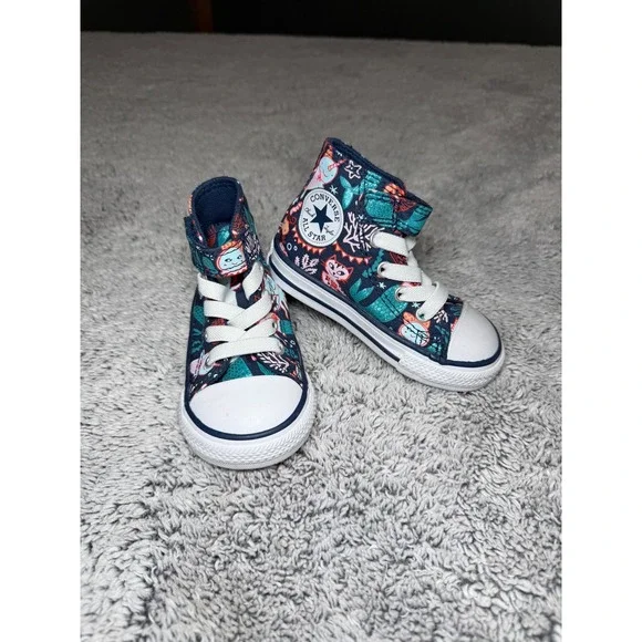 Converse‎ Chuck Taylor All Star Mermaid Ocean High Top Sneakers Infant Size 5