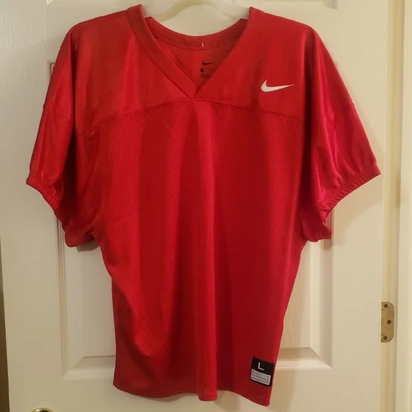 Nike- Men's Red Jersey Shirt NWOT, Size Large,