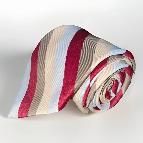 Sears Fashion Collection Men's Neck‎ Tie Vintage Polyester Classic Striped