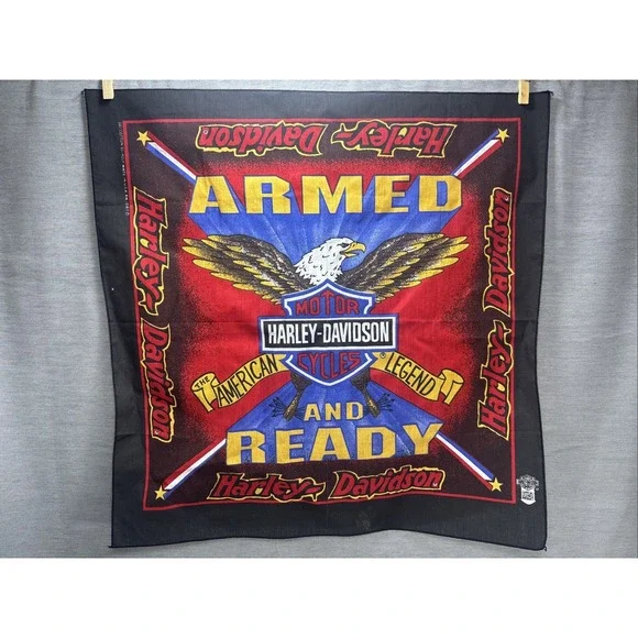 Vintage Harley Davidson Bandana 
