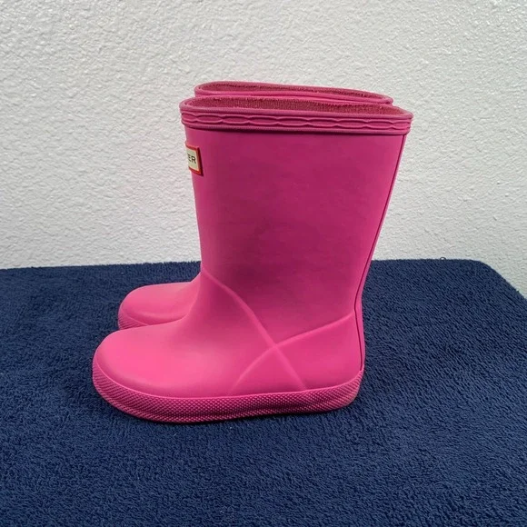 Hunter Boots Toddler Size 7 Pink Waterproof Rain