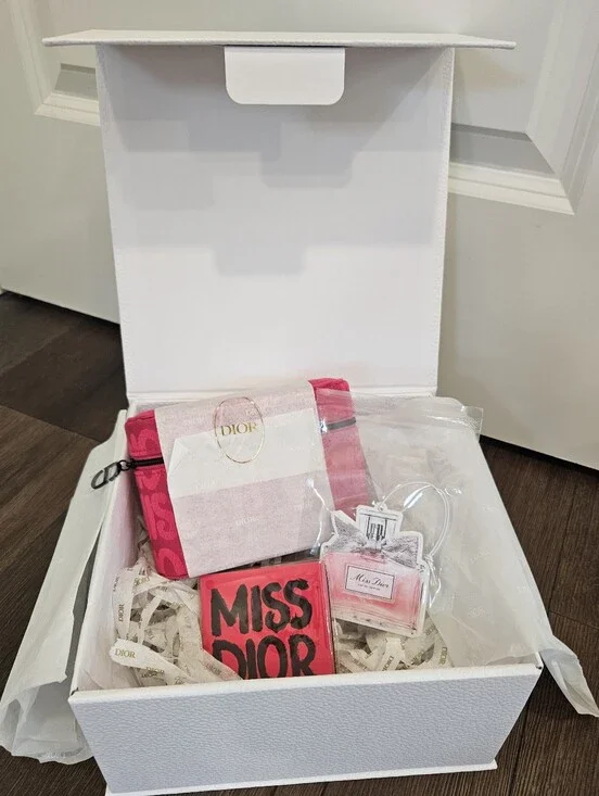 Miss Dior Beauty GWP Cosmetic Case + Notepad + Paper Air Freshener Gift Set