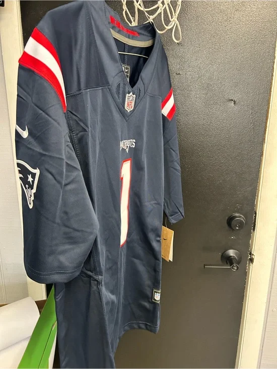 Nike NFL New England Patriots AJ Brown #1 jersey