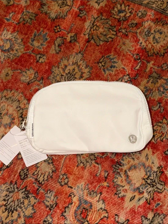 lululemon athletica White Cosmetic Pouch with Logo
