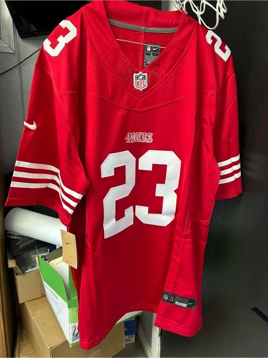 Nike NFL 49ers Christian McCaffrey jersey