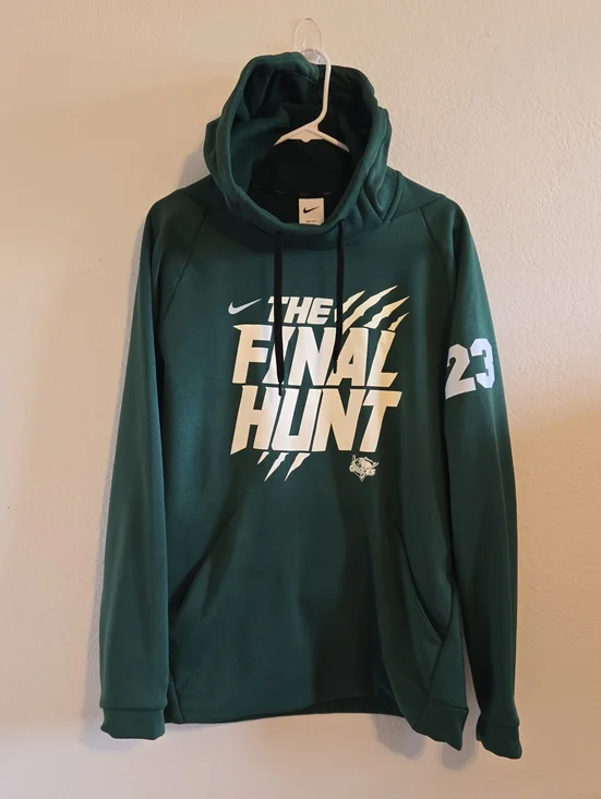 Nike ECHL Utah Grizzles 'The Final Hunt' #23 Hoodie - Forest Green - Large