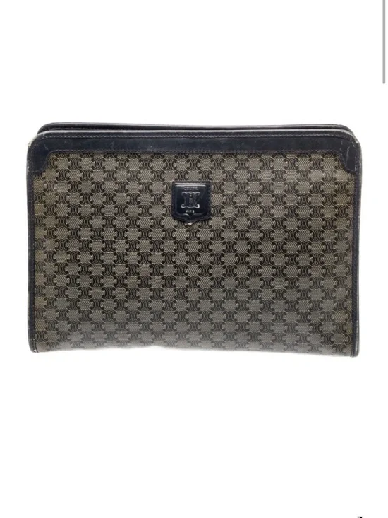 Celine Triomphe Canvas Toiletry Pouch or clutch