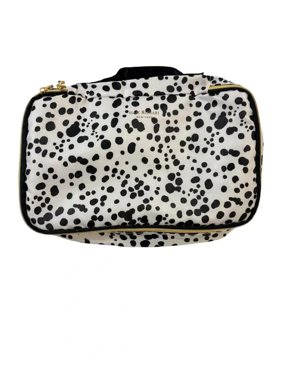 Isaac Mizrahi Black & White Dalmatian Spot Cosmetic Case Travel Bag