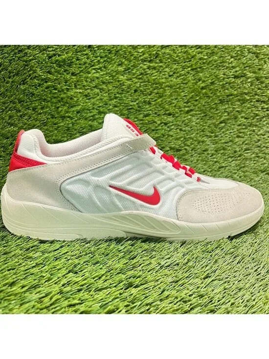 Nike SB Vertebrea Mens Size 14 Sail White Red Walking Skateboard Shoes Sneakers