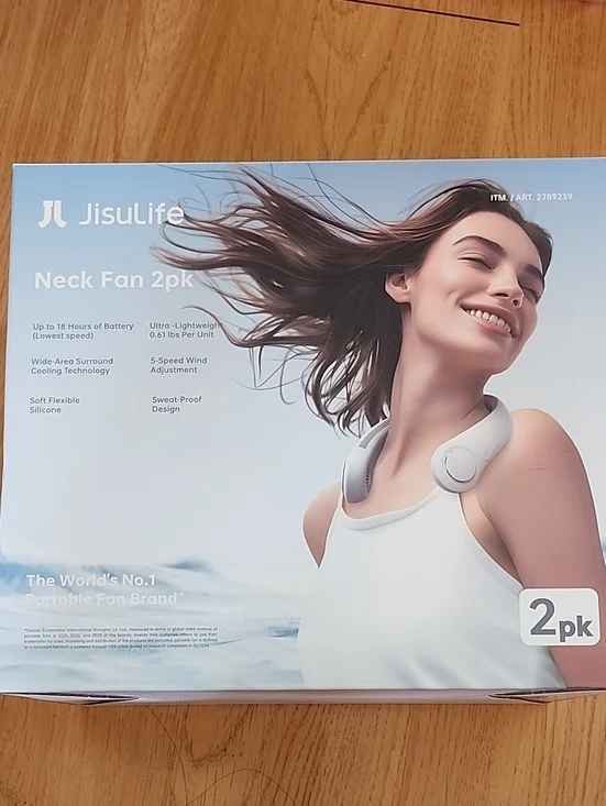 JisuLife Neck Fan Life4, 2pk
