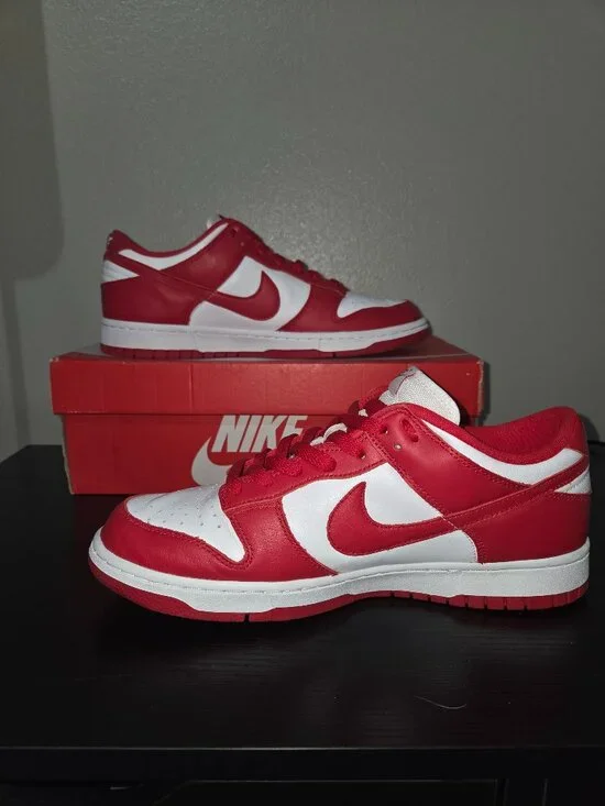 Nike Dunk Low SP St Johns University Red White Size 9.5