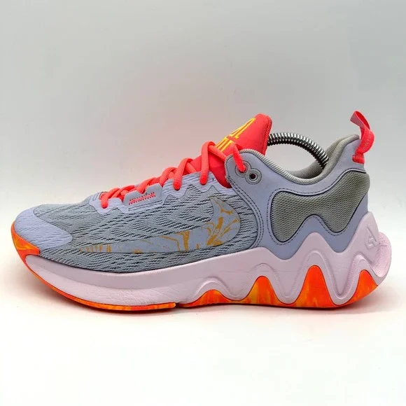 Nike Giannis Immortality 2 Shoes Mens 9.5 Oxygen Purple Hot Punch‎ Sneakers