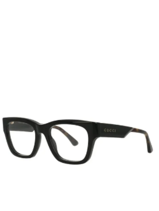 Share Gucci Eyeglasses Black Havana Original NEW GG1669O