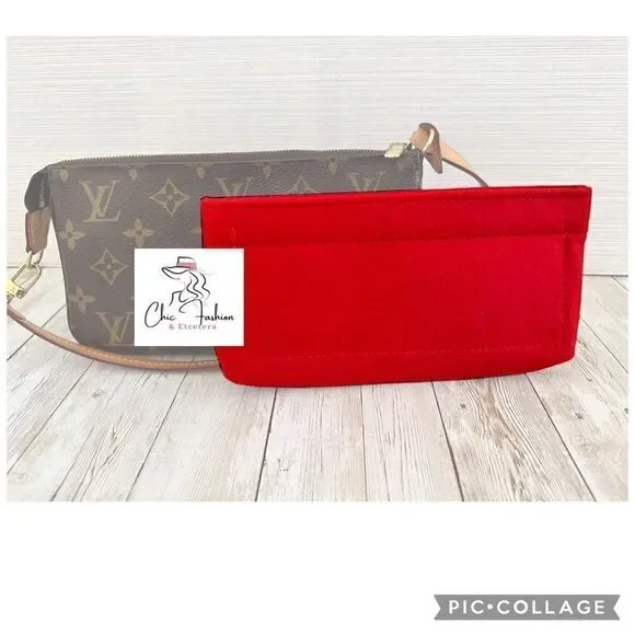 Pochette Accessoires Felt Purse Insert New Model