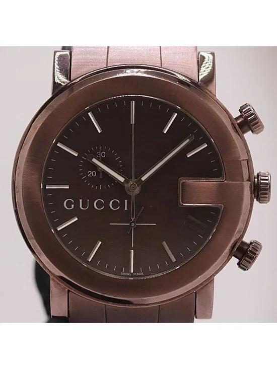 Gucci Chrono Quartz Brown Dial Watch