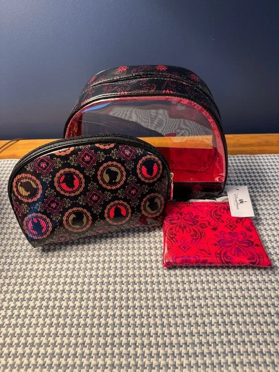 Beautifully Disney Cosmetic Bag Set NWT
