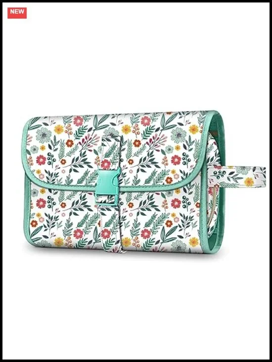 Large Hanging Water Resistant Toiletry Cosmetic Travel Bag Makeup Organizer