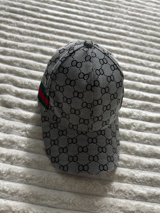 GUCCI Baseball Cap Men's grey GG Campus one size