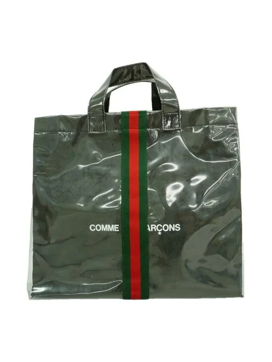 Gucci Tote Bag Sherry Line Black