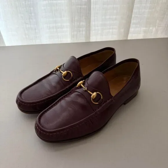 Gucci Horsebit Loafer Men –  Bordeaux Leather -