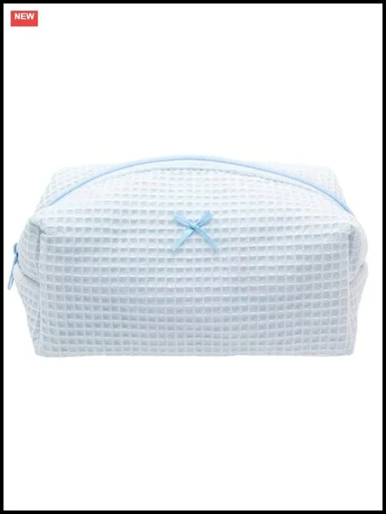 Cozy Makeup Bag for Women, Zipper Cosmetic Pouch, Soft Polyester Organizer,