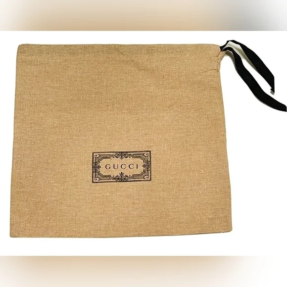 Gucci Dust Bag – Authentic Fabric Logo Pouch