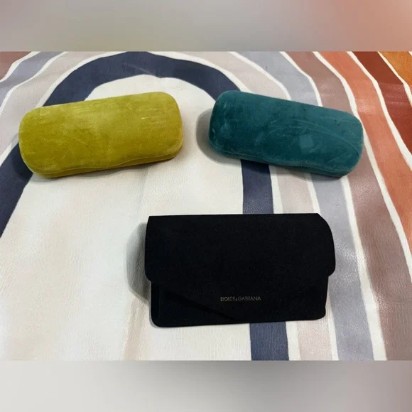 Gucci Teal Sun Glasses Case