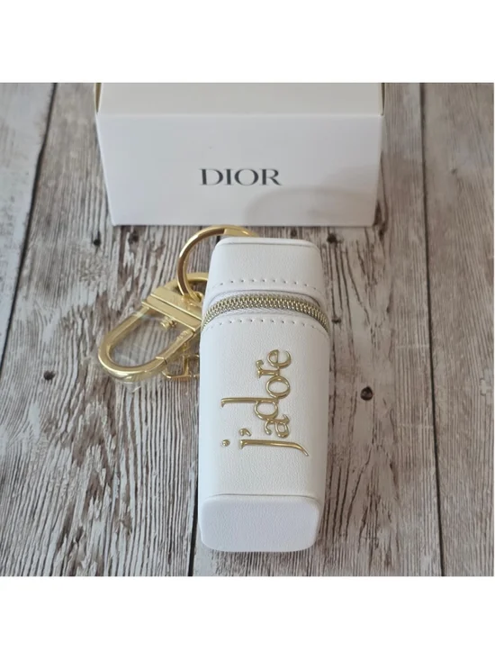 Women's Dior J'adore Cosmetic Case Keychain for lipstick or mini parfum
