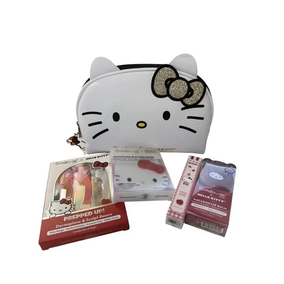 The‎ Creme Shop x Hello Kitty Makeup Bag Beauty Set Limited Edition 5pc Bundle