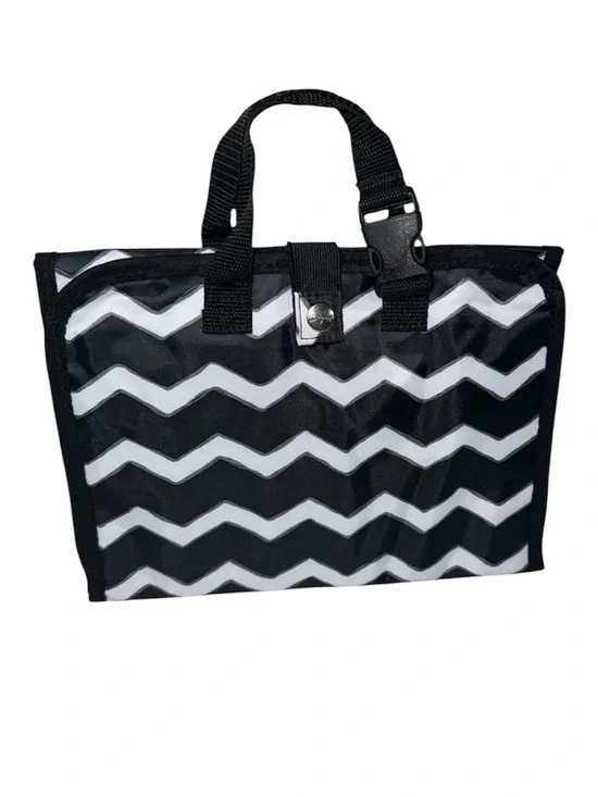 Thirty-One Travel Cosmetic Organizer Tri Fold Multi Compartment Jewelry Pouch