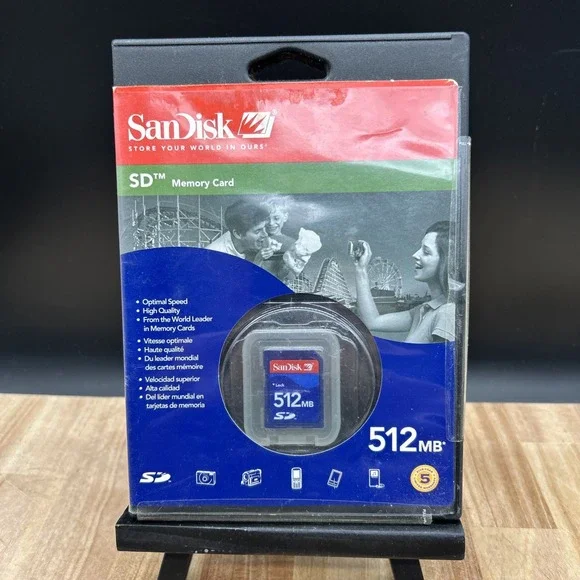 SanDisk 512mb Type M xD Memory Card For Early Fujifilm and Olympus Cameras NEW!