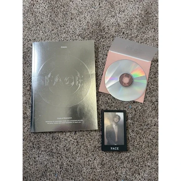 Jimin Face Album with Photo Cards, Postcards, and‎ CD
