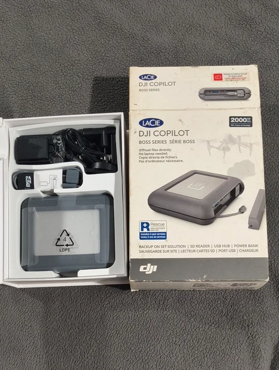 Drone Portable Backup Drive - Gray