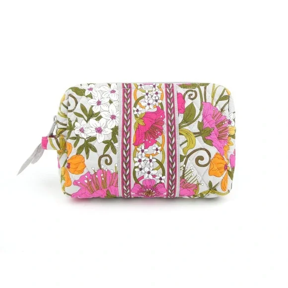 Vera Bradley Tea Garden Medium Cosmetic Case