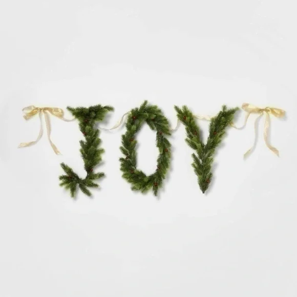NWT. WONDERSHOP “JOY” Lit Wall Hanging