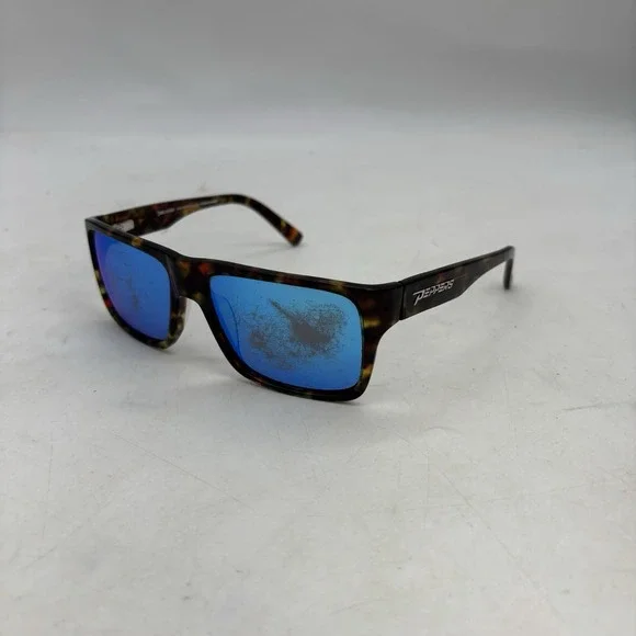 Peppers Flow Masters Polarized Sunglasses LP4602-5 Kahuna Blue Lens Brown Frame