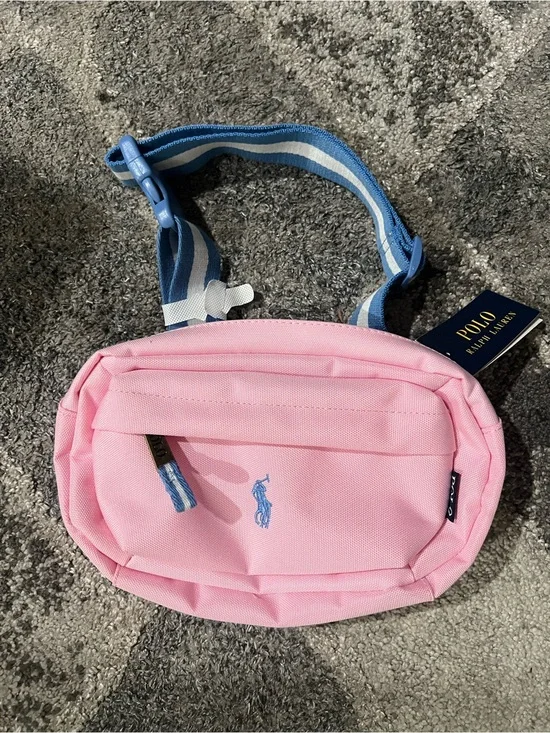 Polo Ralph Lauren Waist Bag Body Bag Big Pony 9AR012 ADG Pink