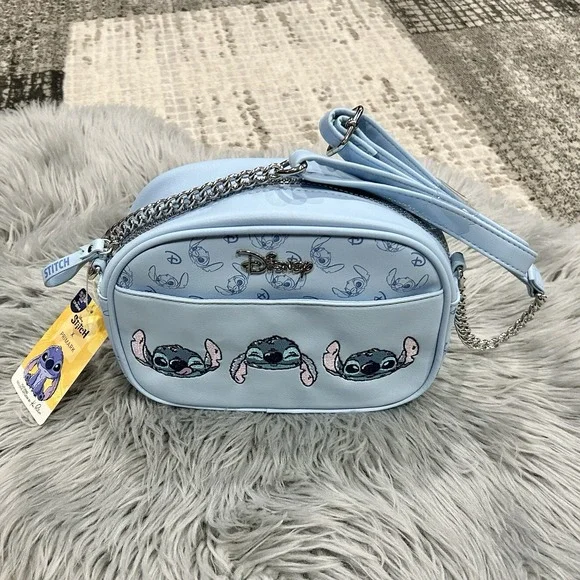 Disney Stitch X Primark Blue Crossbody Camera Bag NWT Lilo‎ & Stitch