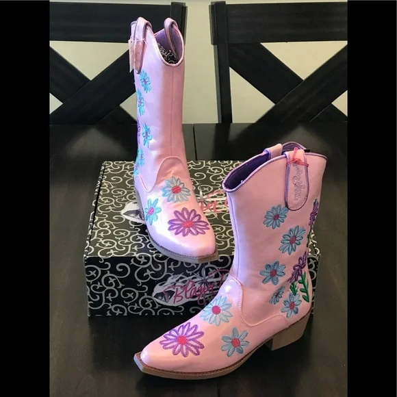 NEW Blazin Roxx Daisey Floral Embroidered Boot