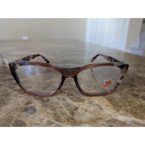 Maui Jim Tokyo MJ2401-64SF Sunglasses Gloss Pink Tortoise Frames Eye Glasses