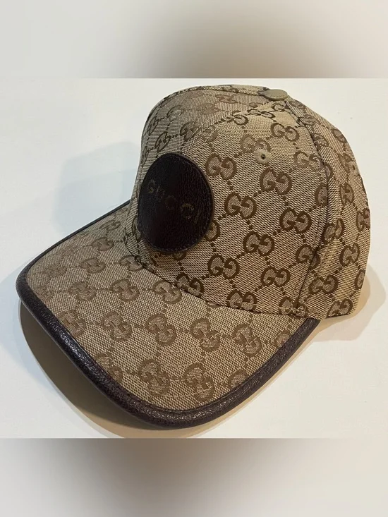 Beige Gucci GG Hat