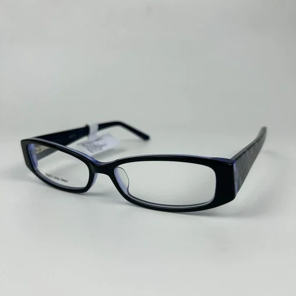 Walmart Contour FM14111 Womens Eyeglasses Frame Black Purple Full Rim 53-15-140
