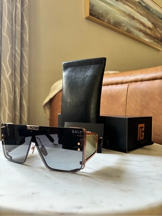 NIB Balmain Wonder Boy Limited Edition 365/500 Titanium Sunglasses