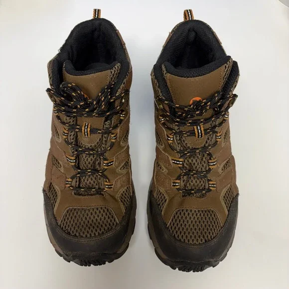 Merrell Moab 2 Mid Waterproof Boys Hiking Boots Brown MK261204 Size 6.5M