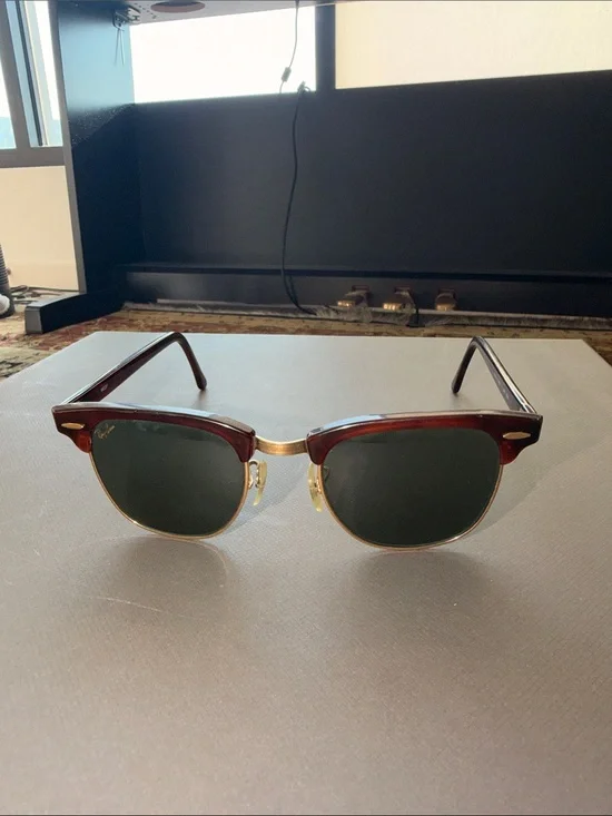 Ray-Ban Clubmaster Sunglasses- Tortoise & Gold