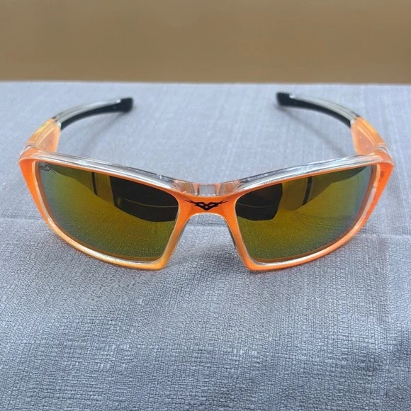 VerDX 5054PVX Sport Sunglasses Unisex OS Neon Orange Polarized Gorpcore