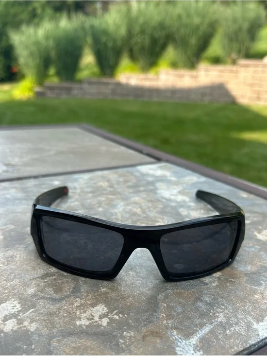 Oakley Gascan Polished Black Sunglasses (OO9014-03-471)
